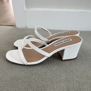 Steve Madden Two-Piece Block Heel Sandals Size 7